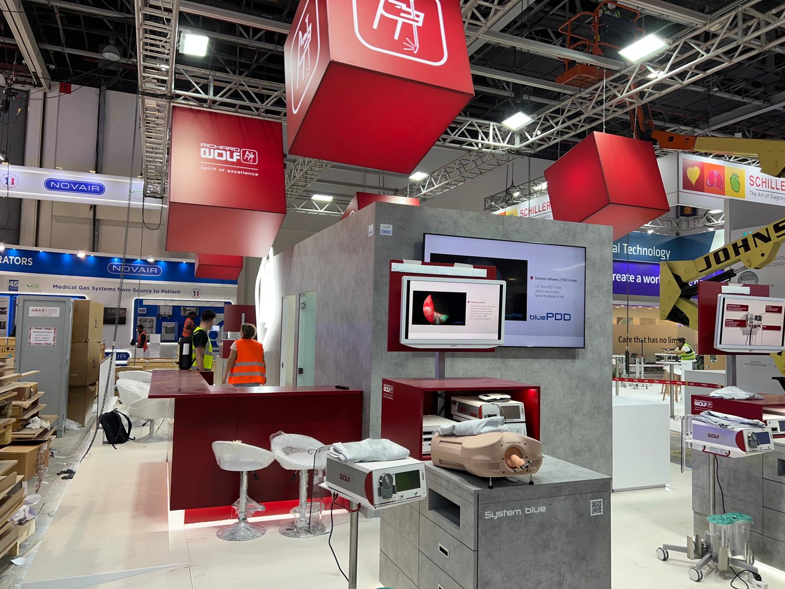 Richard Wolf Messestand Arab Health Dubai