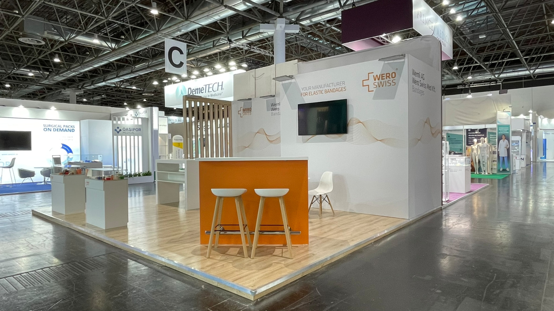 Wernli AG Messestand Medica